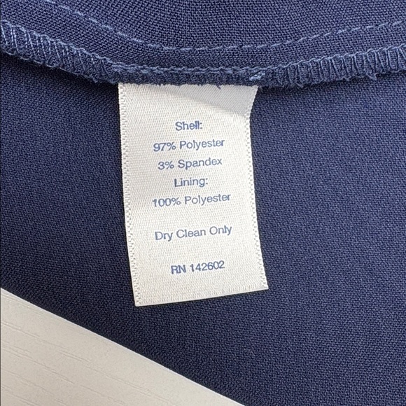 NWT Tuckernuck Sail to Sable Crepe Flutter Sleeve Ruffle Shift Mini Dress Navy 8 - Picture 8 of 9